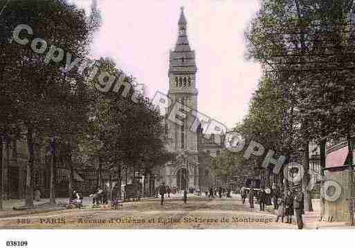 Ville de PARIS14, carte postale ancienne