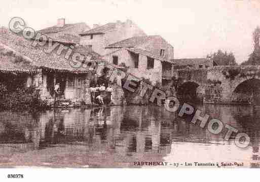 Ville de PARTHENAY, carte postale ancienne