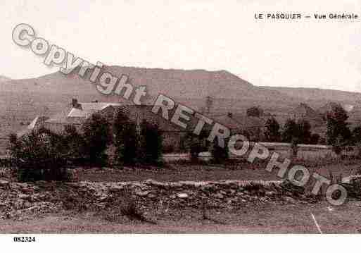 Ville de PASQUIER(LE), carte postale ancienne