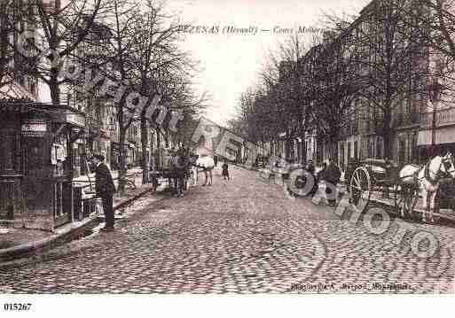 Ville de PEZENAS, carte postale ancienne