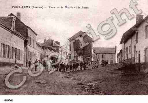 Ville de PONTREMY, carte postale ancienne