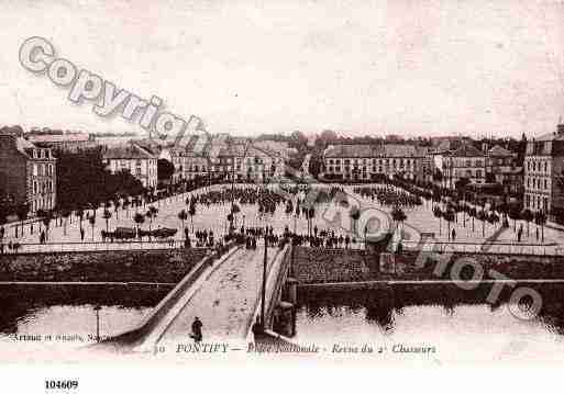 Ville de PONTIVY, carte postale ancienne