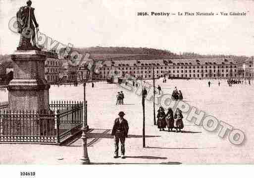 Ville de PONTIVY, carte postale ancienne