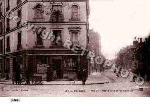 Ville de PUTEAUX, carte postale ancienne