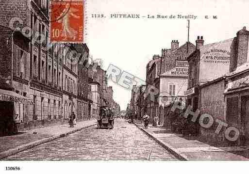 Ville de PUTEAUX, carte postale ancienne