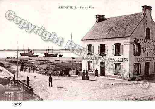 Ville de REGNEVILLESURMER, carte postale ancienne