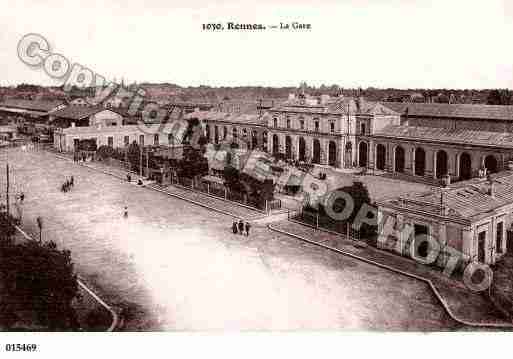 Ville de RENNES, carte postale ancienne