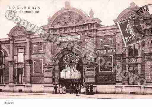 Ville de ROUBAIX, carte postale ancienne