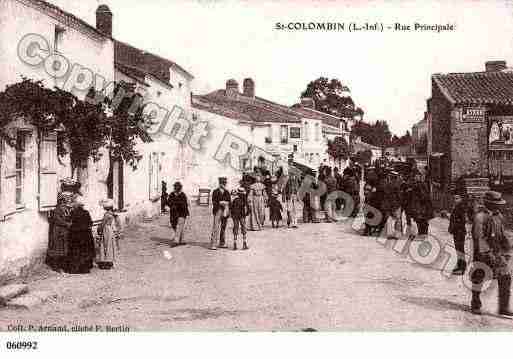 Ville de SAINTCOLOMBAN, carte postale ancienne