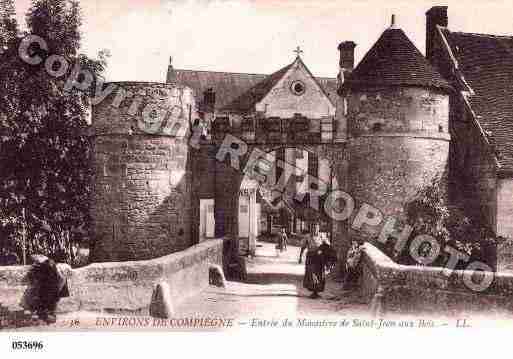 Ville de SAINTJEANAUXBOIS, carte postale ancienne