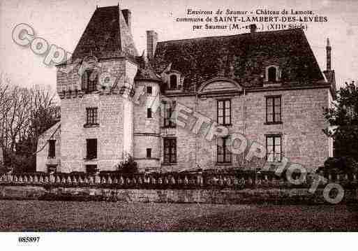 Ville de SAINTLAMBERTDESLEVEES, carte postale ancienne