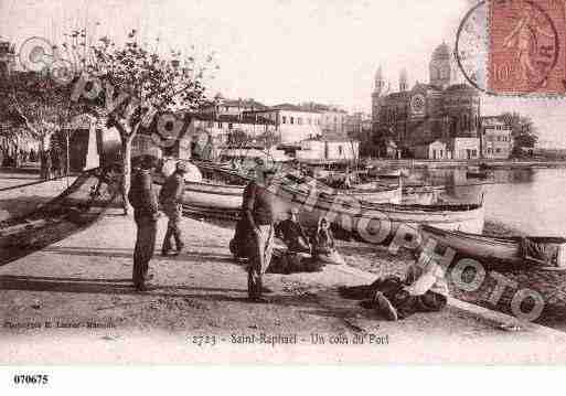 Ville de SAINTRAPHAEL, carte postale ancienne