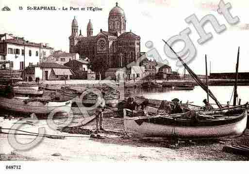 Ville de SAINTRAPHAEL, carte postale ancienne