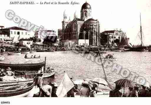 Ville de SAINTRAPHAEL, carte postale ancienne