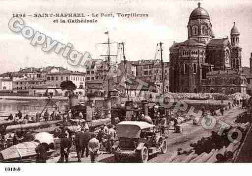 Ville de SAINTRAPHAEL, carte postale ancienne