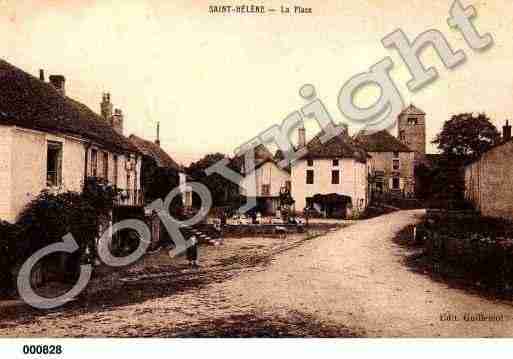 Ville de SAINTEHELENE, carte postale ancienne