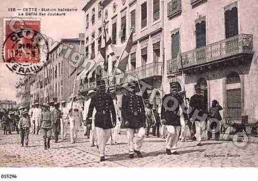 Ville de SETE, carte postale ancienne