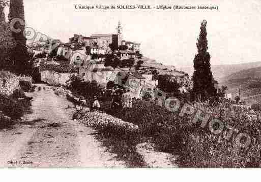 Ville de SOLLIESVILLE, carte postale ancienne Ville de SOLLIESVILLE, carte postale ancienne