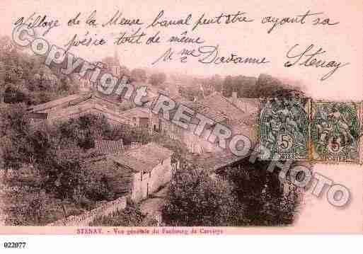 Ville de STENAY, carte postale ancienne