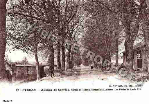 Ville de STENAY, carte postale ancienne