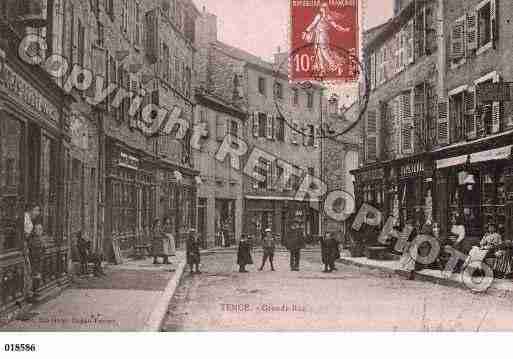 Ville de TENCE, carte postale ancienne