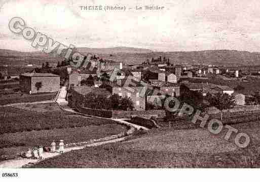 Ville de THEIZE, carte postale ancienne