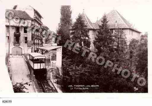 Ville de THONONLESBAINS, carte postale ancienne