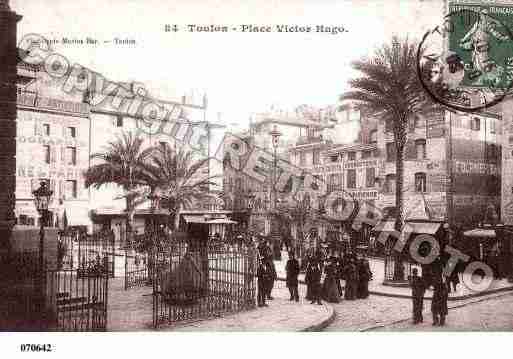 Ville de TOULON, carte postale ancienne