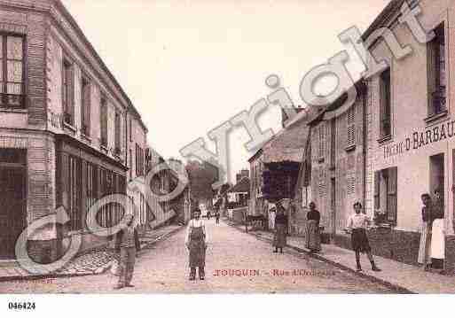 Ville de TOUQUIN, carte postale ancienne