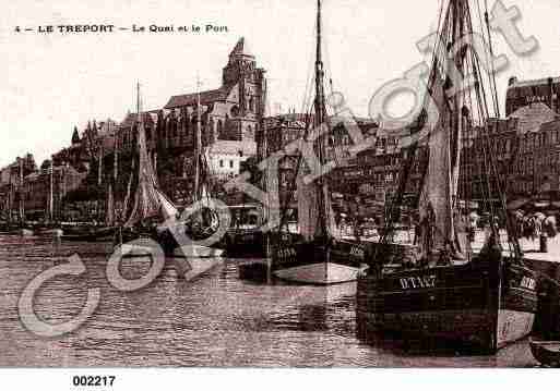 Ville de TREPORT(LE), carte postale ancienne