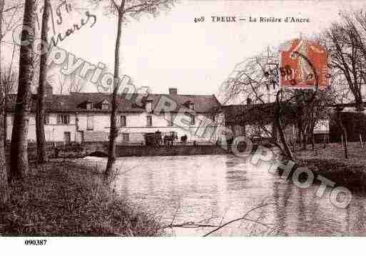 Ville de TREUX, carte postale ancienne