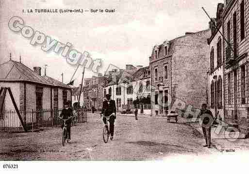 Ville de TURBALLE(LA), carte postale ancienne