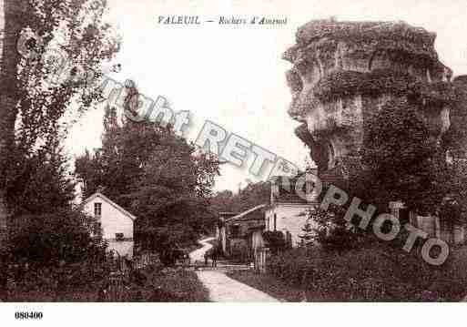 Ville de VALEUIL, carte postale ancienne