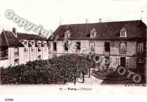 Ville de VARZY, carte postale ancienne