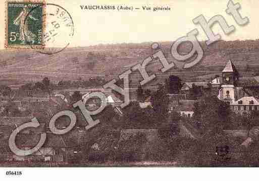 Ville de VAUCHASSIS, carte postale ancienne