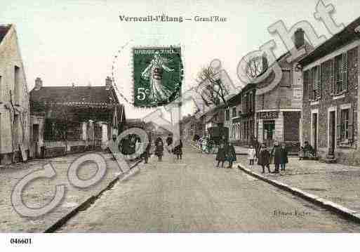 Ville de VERNEUILL\'ETANG, carte postale ancienne Ville de VERNEUILL\'ETANG, carte postale ancienne