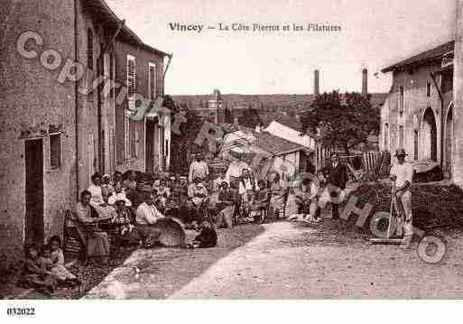 Ville de VINCEY, carte postale ancienne