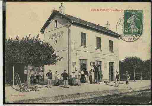 Ville de VOISEY, carte postale ancienne