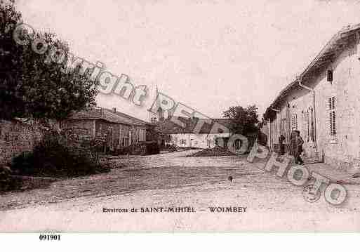 Ville de WOIMBEY, carte postale ancienne