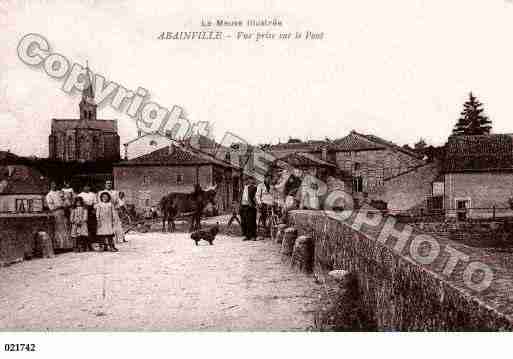 Ville de ABAINVILLE, carte postale ancienne