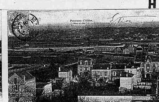 Ville de ABLONSSEINE, carte postale ancienne