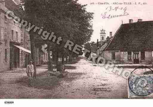 Ville de ARCSURTILLE, carte postale ancienne