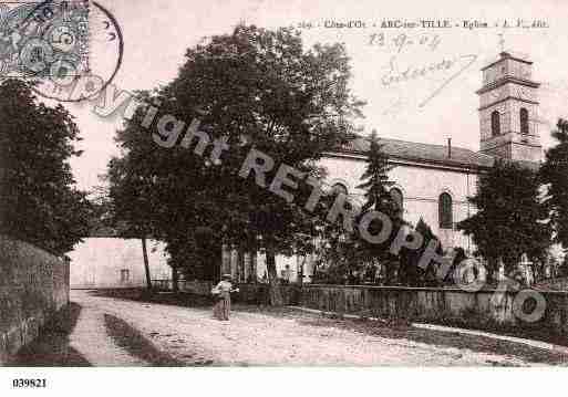 Ville de ARCSURTILLE, carte postale ancienne