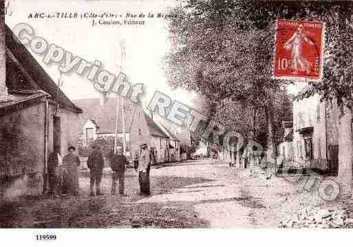 Ville de ARCSURTILLE, carte postale ancienne