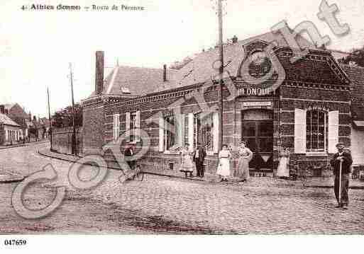 Ville de ATHIES, carte postale ancienne