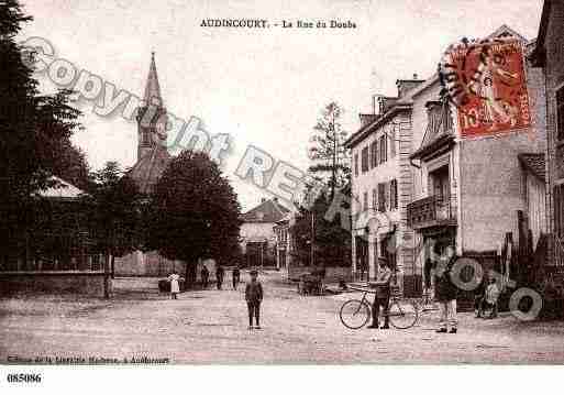 Ville de AUDINCOURT, carte postale ancienne