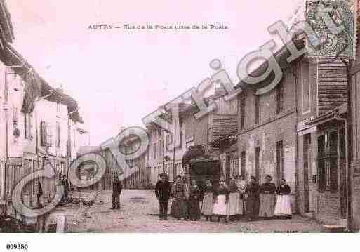 Ville de AUTRY, carte postale ancienne