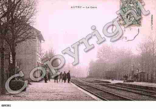 Ville de AUTRY, carte postale ancienne