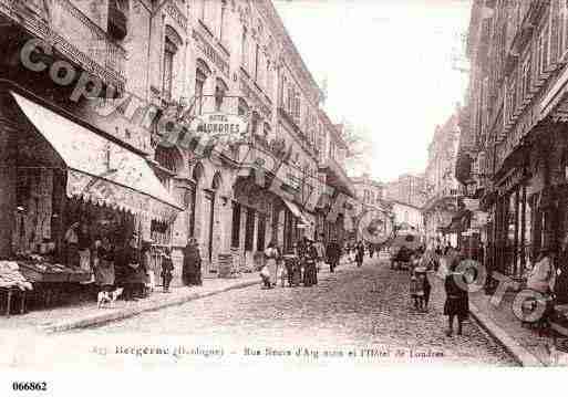 Ville de BERGERAC, carte postale ancienne