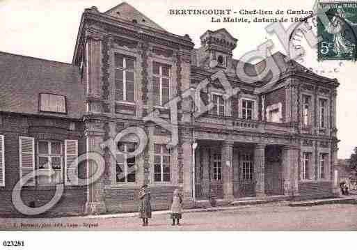Ville de BERTINCOURT, carte postale ancienne